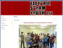 Tablet Screenshot of electricstormyouth.co.uk